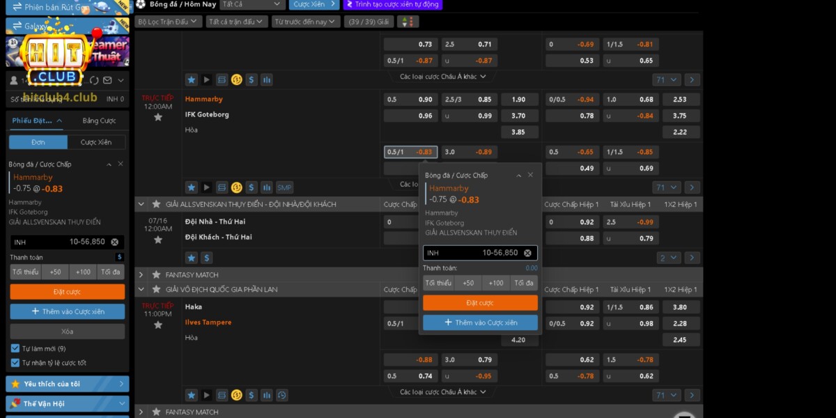 Characteristics of sports betting hall